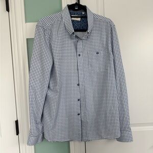 Stylish Blue Checkered Men's Shirt